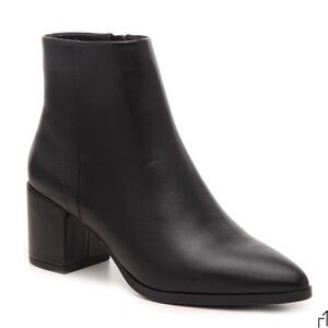 Madden Girl Sleek Black Ankle Booties